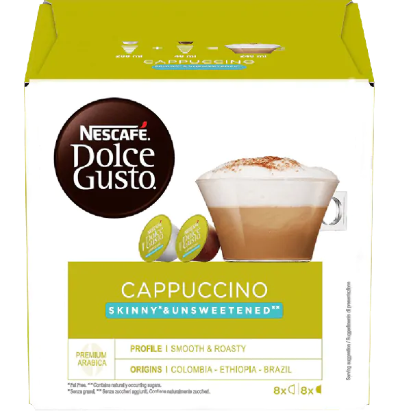 costa cappuccino pods dolce gusto