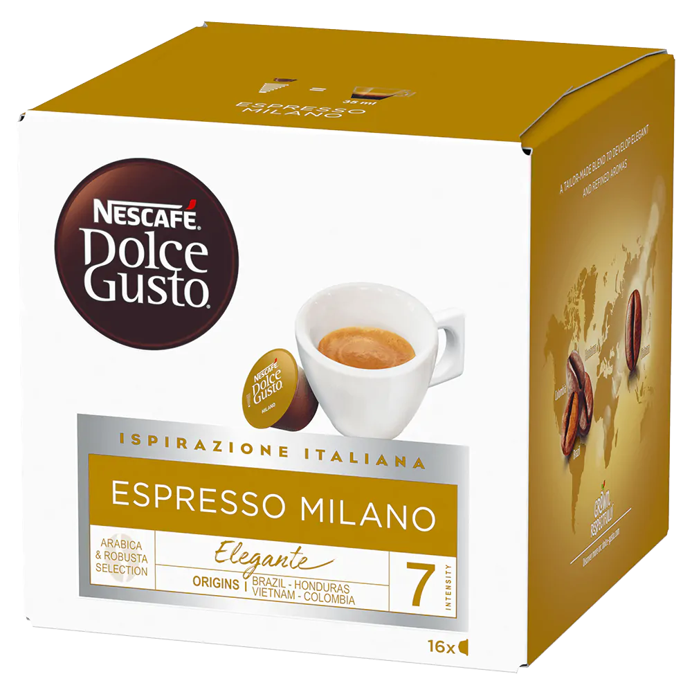 Espresso Milano Coffee Pods NESCAF Dolce Gusto