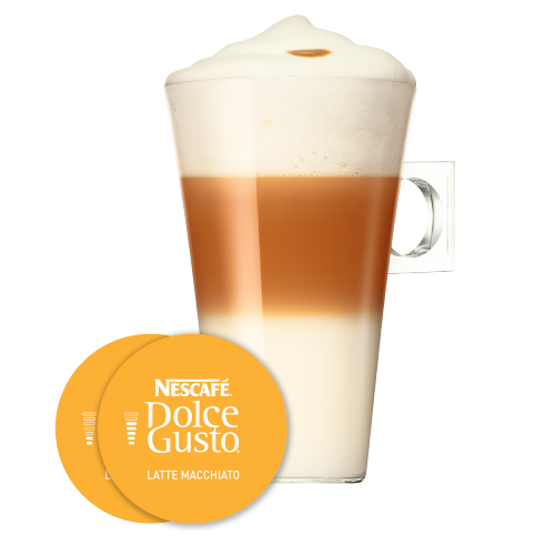 Latte Macchiato NESCAFÉ® Dolce Gusto® Capsule and Cup