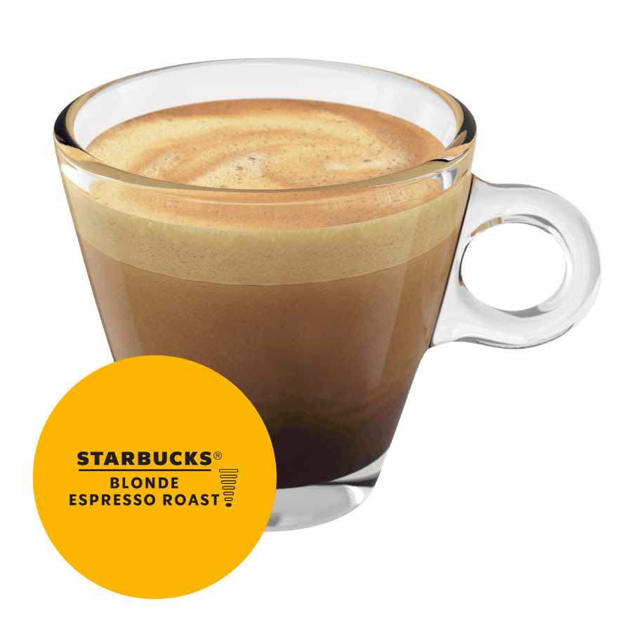 STARBUCKS Blonde® Espresso Roast NESCAFÉ® Dolce Gusto® Capsule and Cup