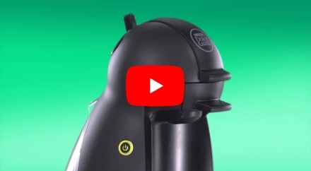 The power button turns yellow on your PICCOLO coffee machine by KRUPS®