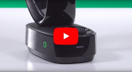 The power button turns yellow on your PICCOLO coffee machine by KRUPS®