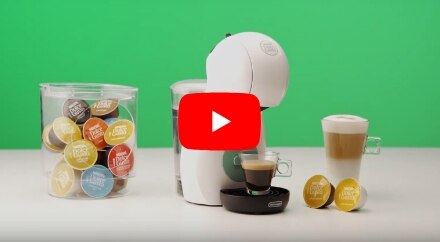 The power button turns yellow on your PICCOLO coffee machine by KRUPS®